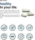 LE TAUCI Deep Casserole Dishes for Oven, 13.7”x9.6” Ceramic Baking Dish Set - Image 9