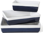 MARTHA STEWART 3-Piece Oven to Table Stoneware Bakeware Set – Baking Dish & by MarthaStewart