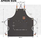 BeLuyi chef apron bib tool apron - Image 2