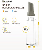 katbite 16oz Glass Olive Oil Dispenser Bottle - Image 4