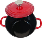 Flavehc Dutch Oven Pot with Lid 1.8 qt Cast Iron Dutch Oven - Image 8