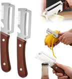 2Pcs Multi-Functional Vegetable Peeler, Ultra-Sharp Stainless Steel Blade by Teamoda