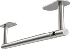 RUACQ Paper Towel Holder Under Cabinet, Wall Mounted or Adhesive Stainless by Ruacq