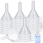Hoolerry 100 Pcs Small Funnel for Filling Small Bottles Clear Plastic Mini by Hoolerry