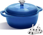 Cast Iron Dutch Oven Pot With Lid by AIVIKI