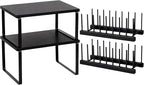 Marsui 4 Pcs Kitchen Organizer Accessories Set Cabinet Organizer Shelf and by Marsui