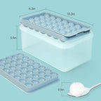 Ice Cube Trays with Lid and Bin, 1.0 IN Small Round Ice Cube Mold - Image 5