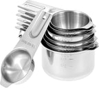 QWORK Stainless Steel Measuring Cups by QWORK