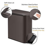 TIPGO Slim Bathroom Trash Can - Image 4