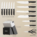 Astercook Knife Set, Kitchen Knives - Image 4