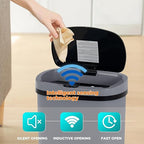 BestOffice | 13 Gallon Plastic Trash Can - Image 2