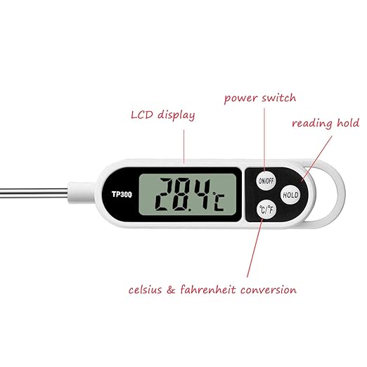 Digital Meat Food Thermometer for Cooking Kitchen BBQ, Probe Instant Read - Image 3