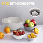 BoxedHome BPA Free Plastic Round Mixing Bowl - Image 6