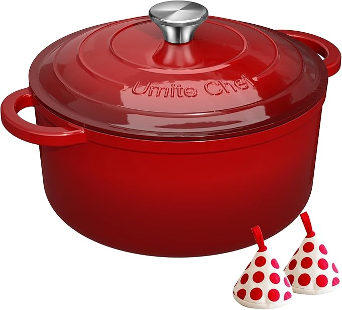 Enameled Cast Iron Dutch Oven by UmiteChef