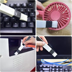 Crevice Gap Cleaning Brush Tool, 2 in 1 Dustpan Cleaning Brushes, Shutter Door - Image 6