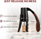 Forge Quality Compact Vertical Lever Corkscrew Wine Opener - Image 4