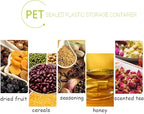 15 Pack 6oz Clear Plastic Jars Wide-mouth Storage Containers, Refillable Empty - Image 5