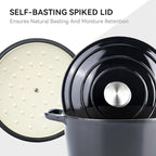 Miereirl 6 Quart Enameled Dutch Oven Pot - Image 6