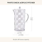 MACKENZIE-CHILDS Acrylic Pitcher - Image 4