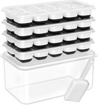 DOQAUS Ice Cube Tray with Lid and Bin by DOQAUS