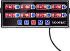 Precision Kitchen Timers for Cooking – 8 Channel Commercial Kitchen Timer by YOOYIST