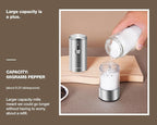 Electric Salt and Pepper Grinder Set, USB Rechargeable Automatic Pepper Mill - Image 4