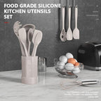 AOTHOD Silicone Cooking Utensils Set - Image 2