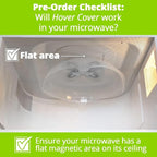 HOVER COVER Magnetic Microwave Splatter Cover, Food Grade Plate Cover, BPA Free - Image 3