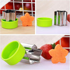 Vegetable Cutter Shapes Set – 1.5" Stainless Steel Mini Cookie & Fruit Cutters - Image 3