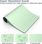 Rnivvi Coffee Mat, Hide Stain Rubber Backed Absorbent Dish Drying Pad - Image 3