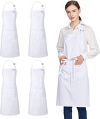 Jubatus 4 Pack 100% Cotton Aprons by Jubatus