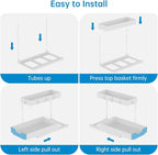 NATURE'S SOURCE 2-Tier Under Sink Organizers and Storage 2 Pack Sliding L-shape - Image 6