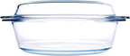 Round Tempered Glass Casserole Dish by HUSANMP