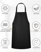 Foaincore 36 Pack Bib Aprons Bulk Plain Aprons - Image 3