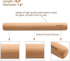 GOBAM Wood Rolling Pin, Large - Image 2