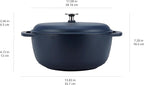 Amazon Basics Enameled Cast Iron Dutch Oven Pot - Image 4