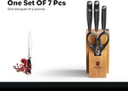 BRODARK Knife Set: 7 Piece Ultra Sharp Kitchen Knife Set Without Steak Knives - Image 7