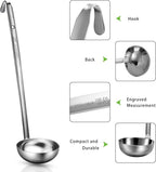 meekoo Stainless Steel Ladle Soup Handle Ladle - Image 5