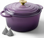Miereirl 4.5 Quart Enameled Dutch Oven Pot by Miereirl