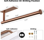 theaoo Rose Gold Paper Towel Holder - Image 4