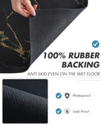 AMOAMI Coffee Mat Hide Stain Rubber Backed Absorbent Dish Drying Mat - Image 6