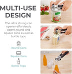 Kitchen Genie Slip Resistant Stainless Steel Manual Can Opener, Sharp Blade - Image 6