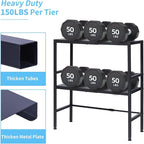 2-Tier Expandable Metal Storage Shelves, 150LBS Heavy Duty Shelving Units and - Image 4