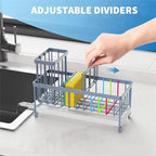 Cisily Sponge Holder for Kitchen Sink, Sink Caddy Organizer - Image 5
