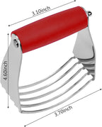 Dough Blender Heavy Duty Pastry Cutter Stainless Steel Butter Cutter - Image 2