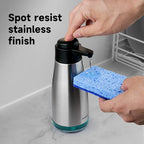 AIKE 15fl.oz Stainless Steel Liquid Soap Dispenser - Image 2