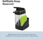 Casabella Sink Sider Solo Kitchen Soap Pump and Sponge Caddy, One-Hand Soap - Image 3
