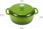 Amazon Basics Enameled Cast Iron Dutch Oven Pot - Image 4