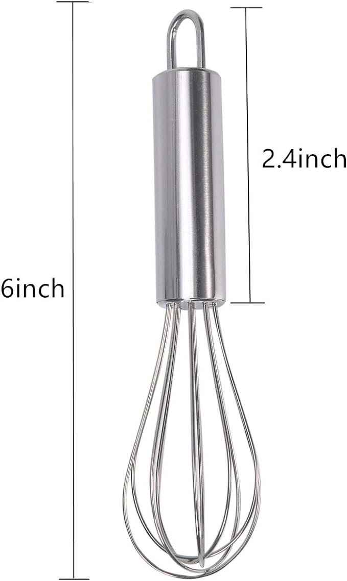 stainless steel small whisk for cheese, very handy - Image 2