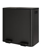 GarveeHome 2 x 10.6 gal Double Kitchen Trash Can, Stainless Steel Large Trash by GarveeHome